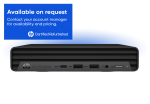 HP Certified Refurbished | EliteBDesk 800 G6 MINI | i5-10500T/16GB/256GB-NVMe/W11P CMAR Display Port
